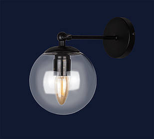 Світильник у стилі лофт 756WPR150F-1 BK+CL