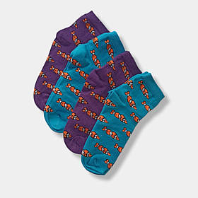 Шкарпетки дитячі для дівчинки з принтом "Рибки" ТМ Twinsocks