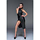 Плаття з кільцем на шею F160 Noir Handmade M, фото 3