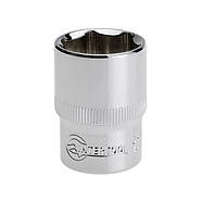 Головка шестигранна 1/2", 21 ммx38 мм Cr-V INTERTOOL ET-0021, фото 2