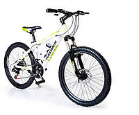 Горный Велосипед Найнер HAMMER-29 Черно-Синий Япония Shimano на рост от 190 см Бело-Зеленый