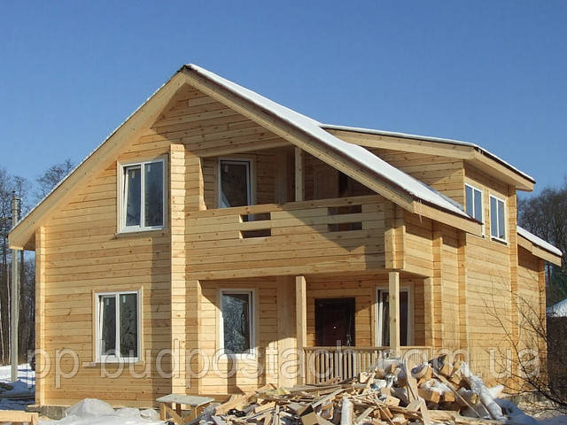 Дерев'яні будинки з клеєного бруса