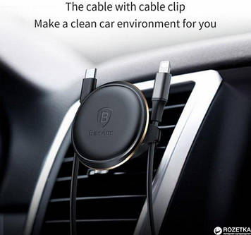 Автоутримувач для мобільного телефону магнітний в решітку Baseus Magnetic Air Vent Car Mount Holder Gold