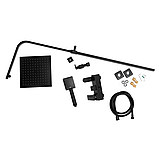 Змішувач для ванни та душу, чорний YOKA CUBE, фото 7