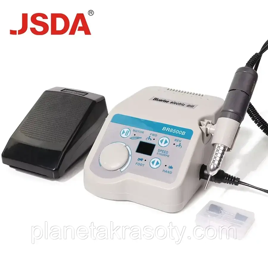 Фрезер для манікюру і педикюру JD-8500 B (65 Вт/35 тис. про.), фото 1