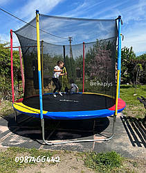 Батут Just Fun Multicolor 244 см (8 FT) 120кг навантаження