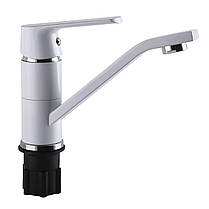 Змішувач для умивальника Globus Lux Laguna GLA-0203MQ-7-WHITE, фото 4