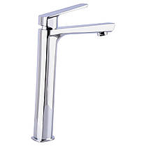 Змішувач для умивальника TOPAZ LEXI TL 21203-H57 високий, ХРОМ, фото 3