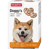 Ласощі Beaphar Doggy`s Беафар Доггіс Мiкс для собак 180 табл