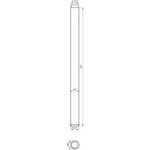 Трубка для подовження штанги Globus Lux ST300-TUBE, фото 4