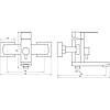 Змішувач для ванни Globus Lux Sorento SQ-102NHR, фото 8