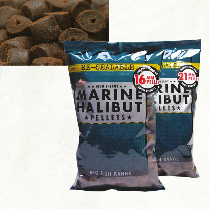 Пеллетс насадковий Dynamite Baits Marine Halibut 14mm 900g