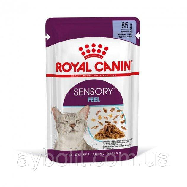 Royal Canin Sensory Feel in Jelly 85г Корм для привередливых котов в желе