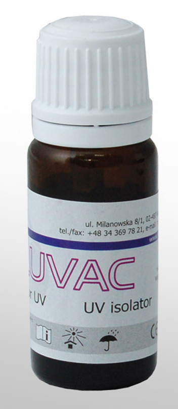 Luvac, лак ізолятор УФ, 8 мл.