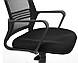 Крісло офісне для співробітників Джина - Пластик чорне, сітка чорна Richman, фото 5