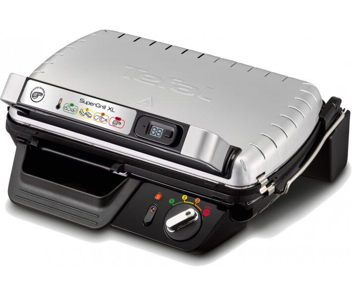 Rondlopen mechanisch trui Tefal SuperGrill XL GC 461B stainless steel (GC461B34) - buy contact grill:  prices, reviews, specifications > price in stores Ukraine: Kyiv,  Dnepropetrovsk, Lviv, Odessa