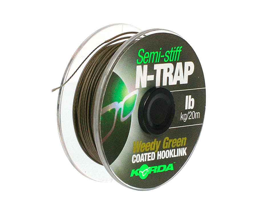 Повідцевий матеріал Korda N-Trap Semi-Stiff 20lb Green, фото 1