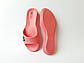 Жіночі шльопки червоно-рожеві гумові тапочки, фото 2