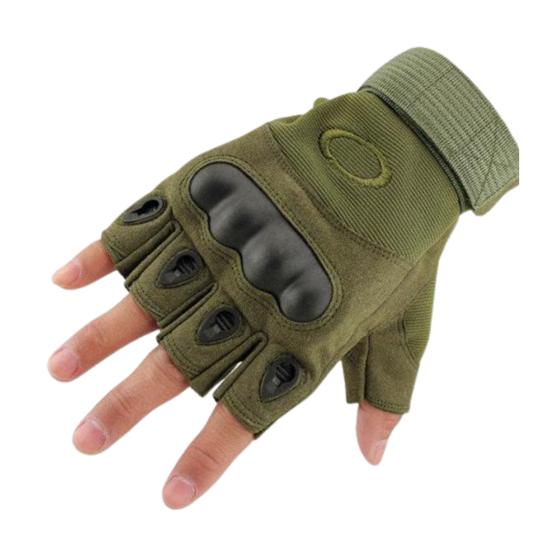 Рукавички тактичні з відкритими пальцями та посиленим протектором Oakley (L, XL)