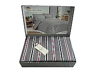 Комплект постельного белья Maison D'or Revan Loire Grey сатин 220-200 см серый