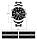 Годинники чоловічі Skmei 1850 сріблясті з чорним циферблатом на сталевому браслеті, фото 9