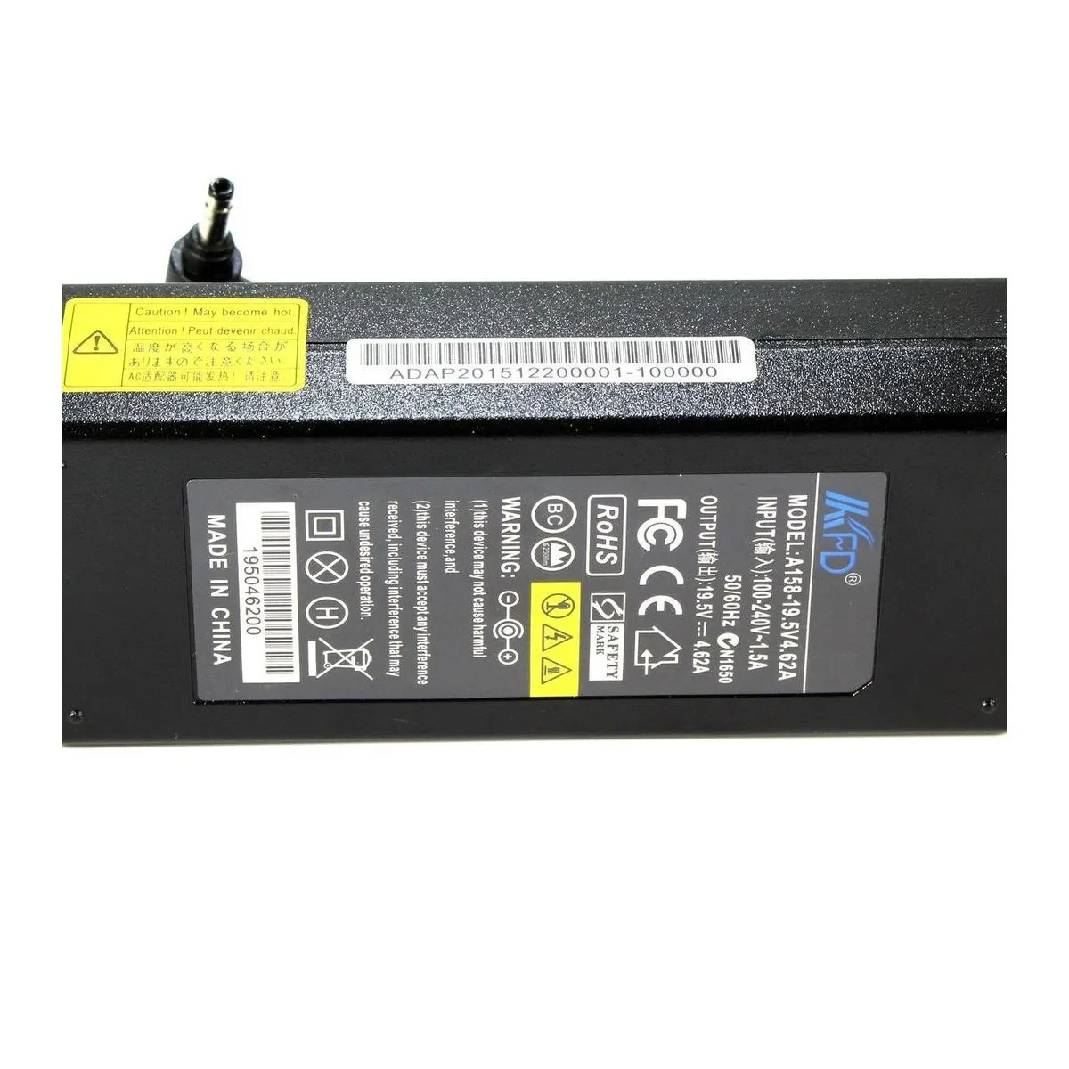 1. Dell 19.5V 4.62A (4.0*1.7 mm) адаптер блок живлення ноутбука ділл (1.)
