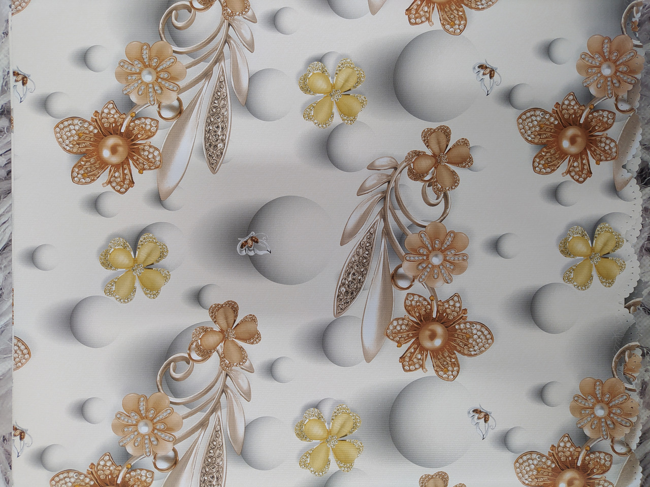 Скатертина 3D полімерна розмір 110 на140 см на прямокутний стіл стандарт С-4600