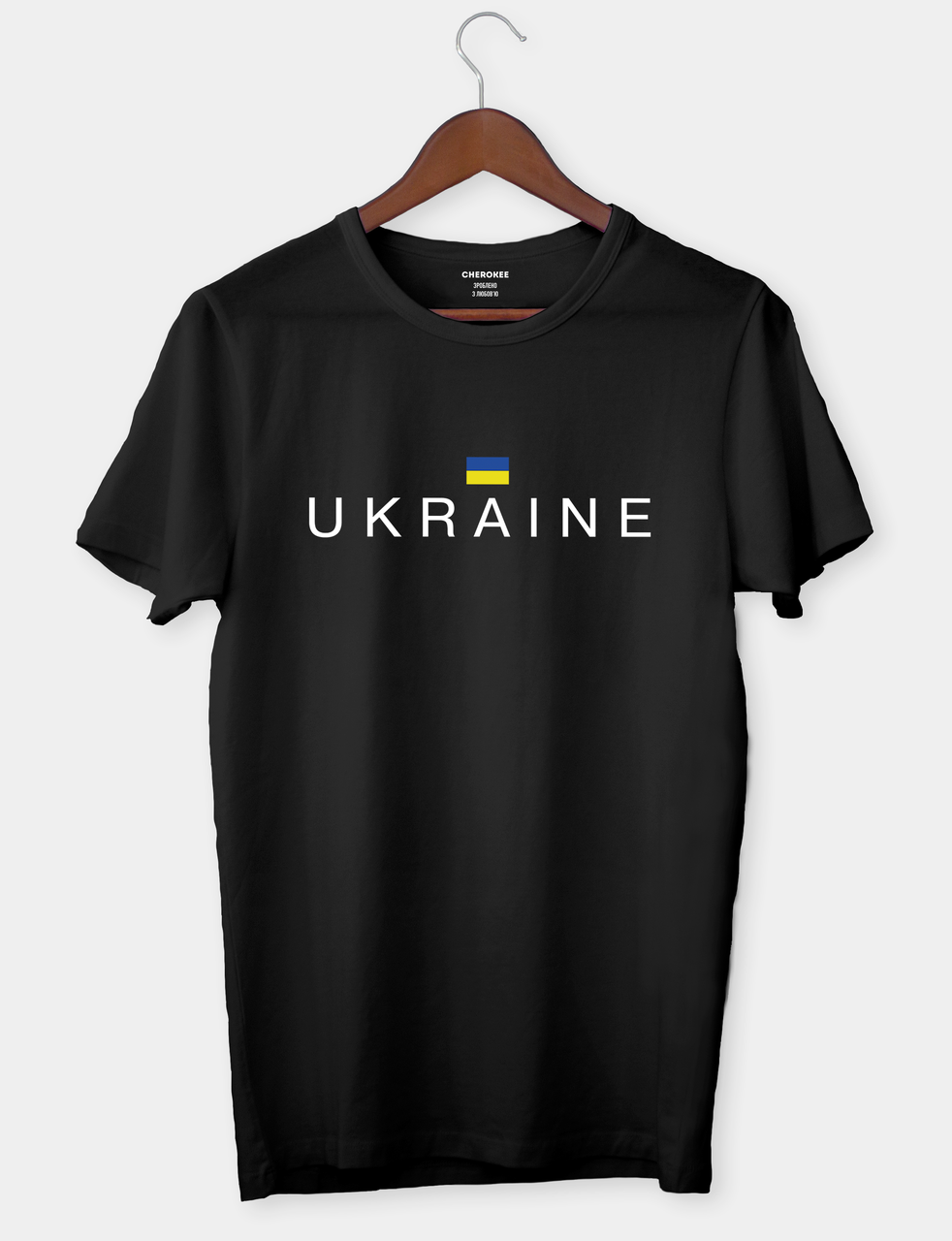Футболка патріотична "Ukraine + прапор"