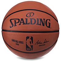 Мяч баскетбольный Spalding №7 коричневый / Качественный баскетбольный мяч Спалдинг размер