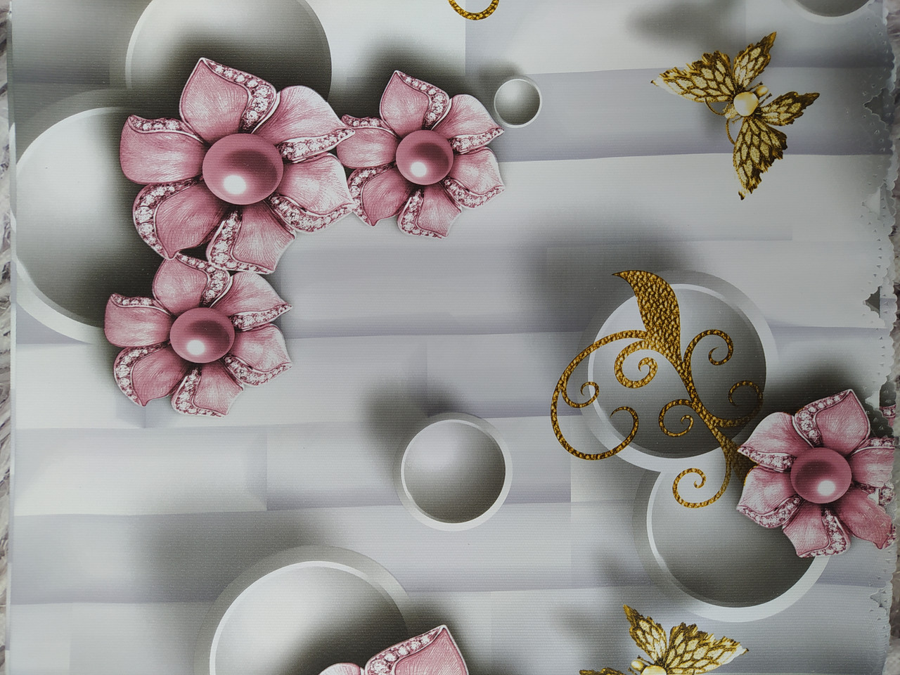 Скатертина 3D полімерна розмір 110 на140 см на прямокутний стіл стандарт С-4600