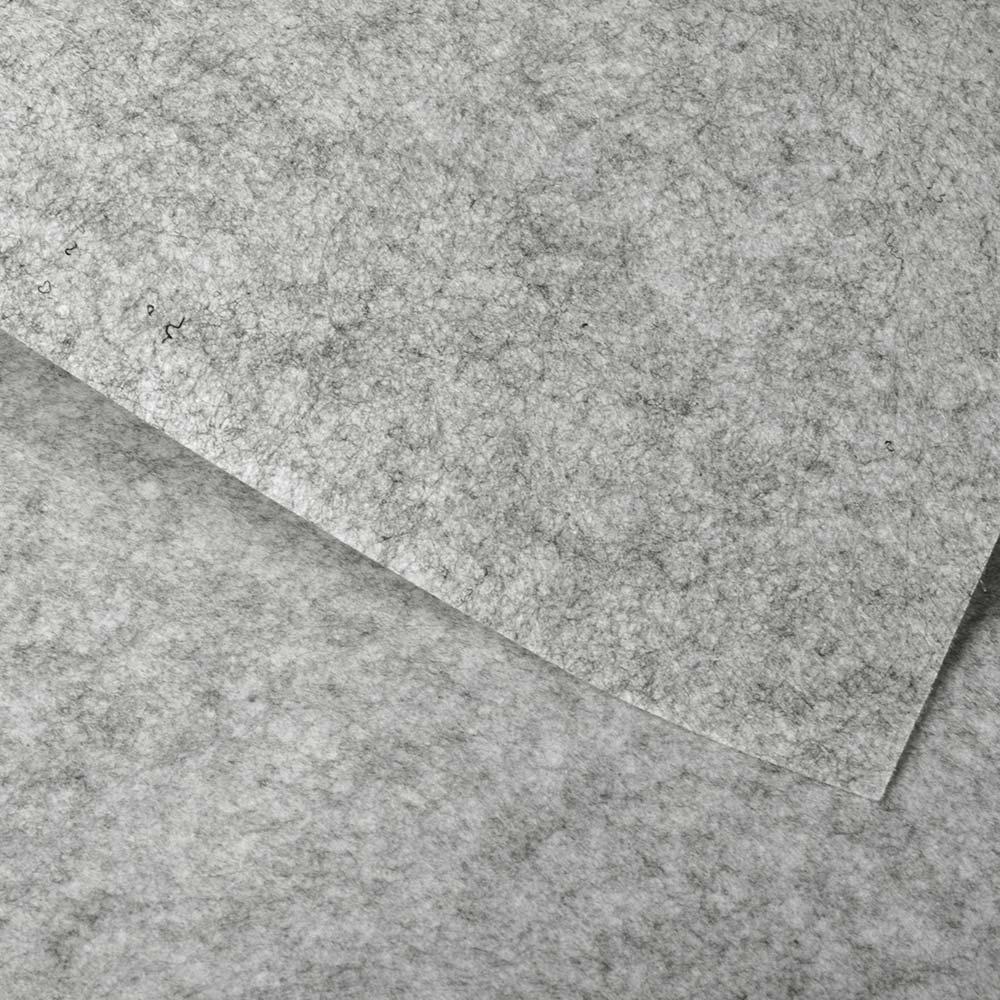 Фетр твердий 1 мм, лист 20x30 см, сірий меланж (Китай)