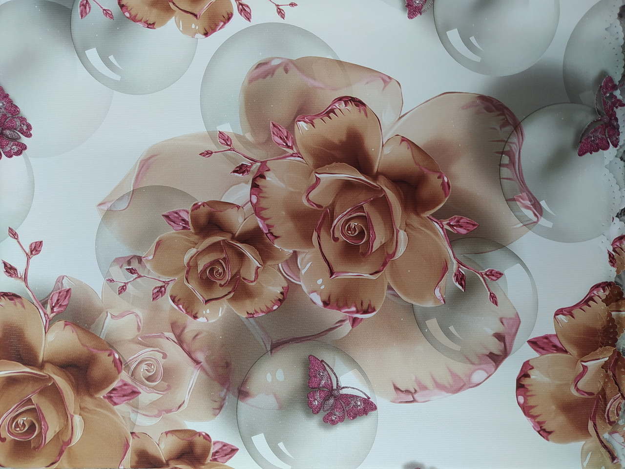 Скатертина 3D полімерна розмір 110 на140 см на прямокутний стіл стандарт С-4600