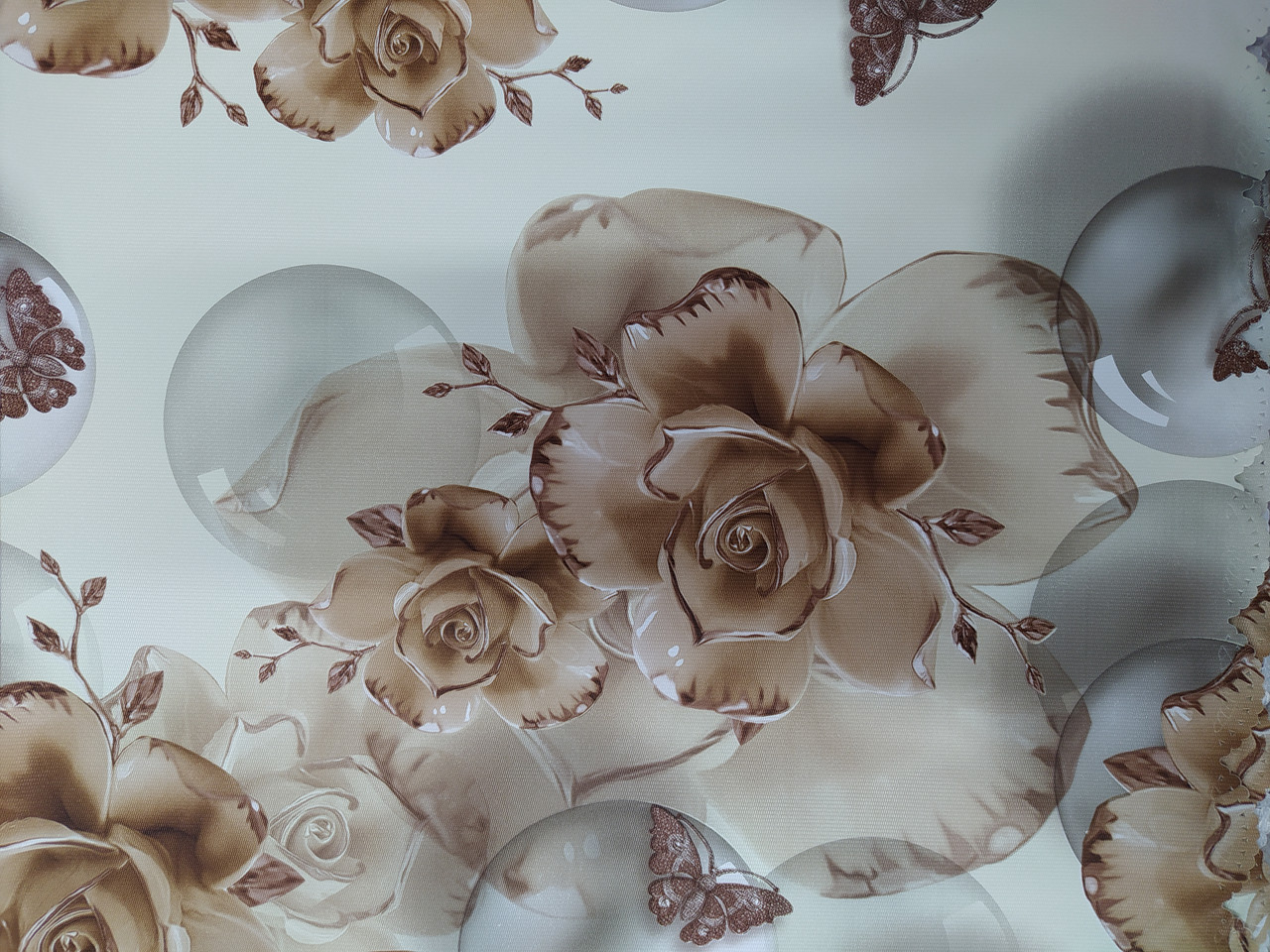 Скатертина 3D полімерна розмір 110 на140 см на прямокутний стіл стандарт С-4600