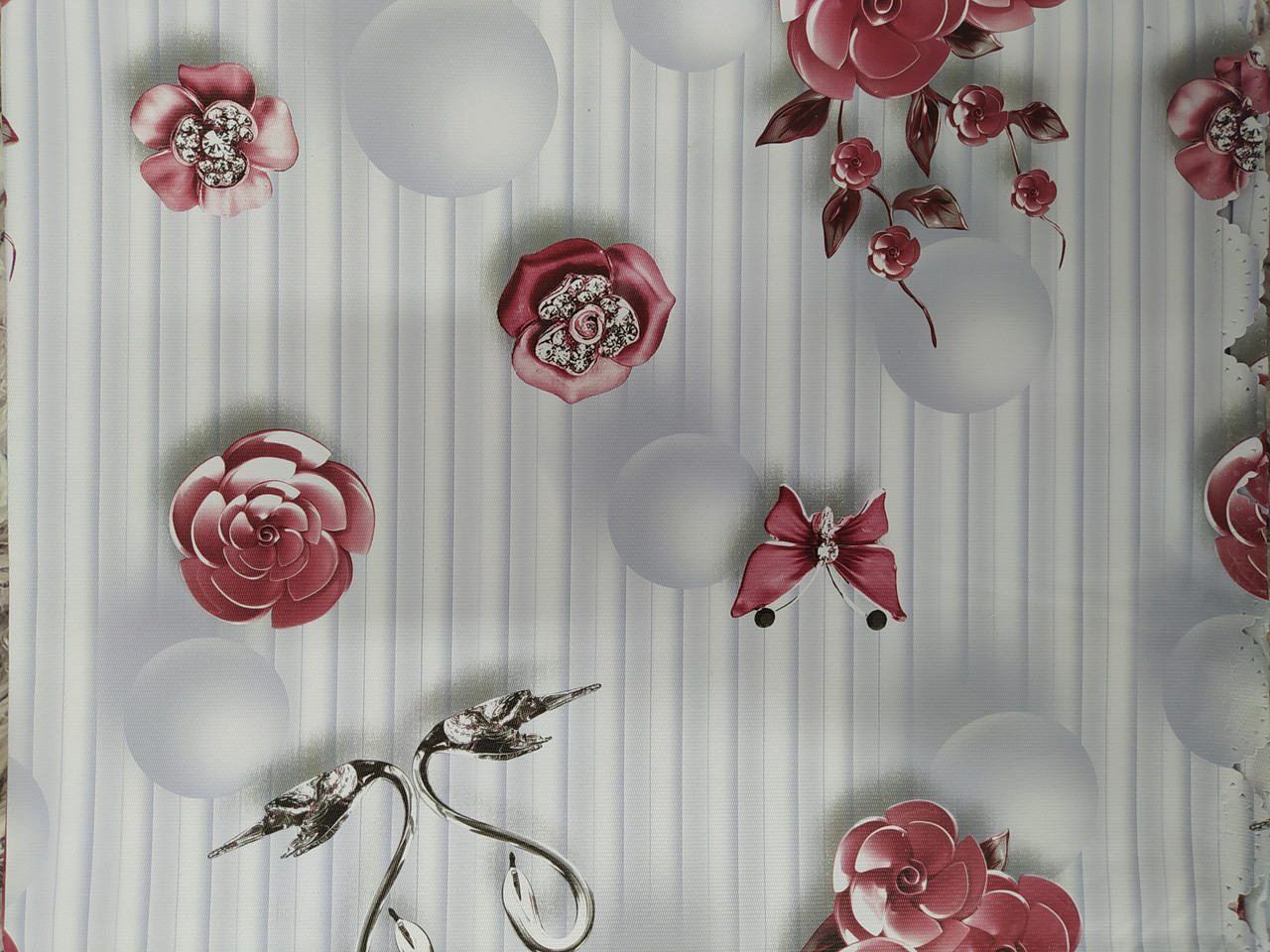 Скатертина 3D полімерна розмір 110 на140 см на прямокутний стіл стандарт С-4600