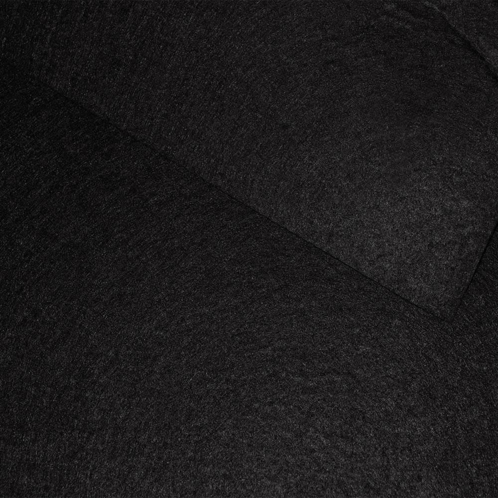 Фетр твердий 1 мм, лист 20x30 см, чорний (Китай)