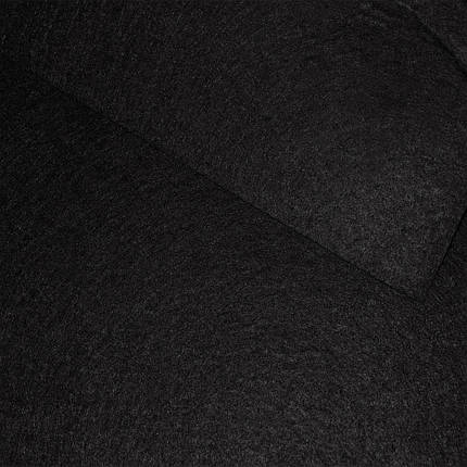 Фетр твердий 1 мм, лист 20x30 см, чорний (Китай), фото 1