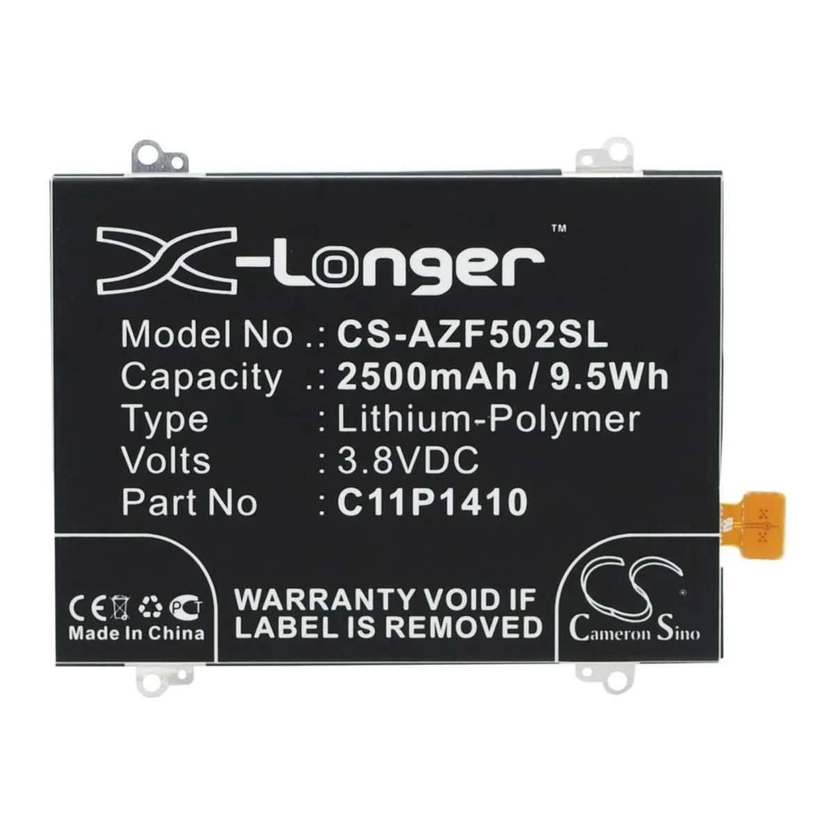 1. Asus C11P1410 X-Longer (2500mAh) акумулятор батарея на асус (1.)