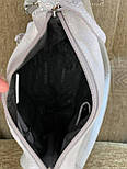 Стильна красива світла сумка з натуральної шкіри, фото 5