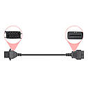 Volvo 8 pin - перехідник OBD2 для підключення діагностики до авто Volvo (8pin - 16pin), фото 8