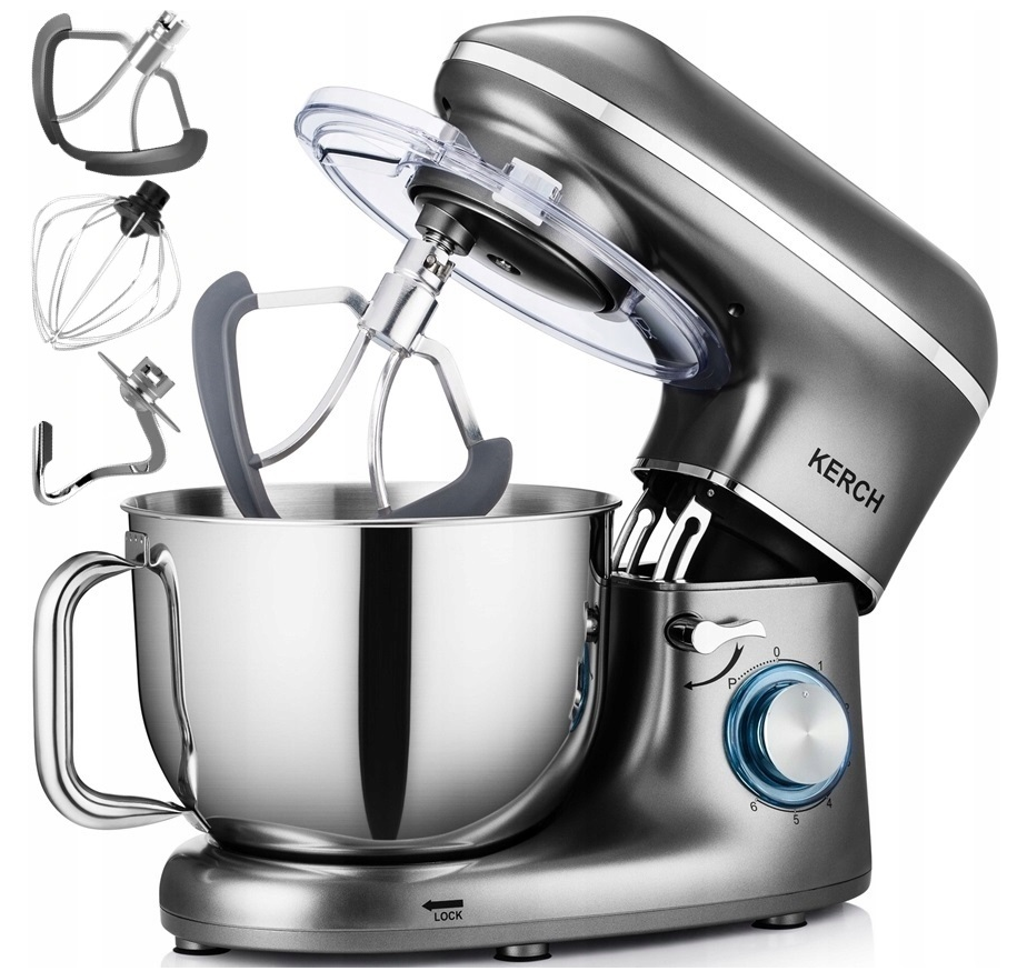 Кухонний комбайн Kerch MyChef 2200 Вт (Сірий)