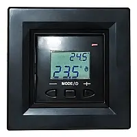 Терморегулятор для теплої підлоги програмований VEGA 070 Чорний