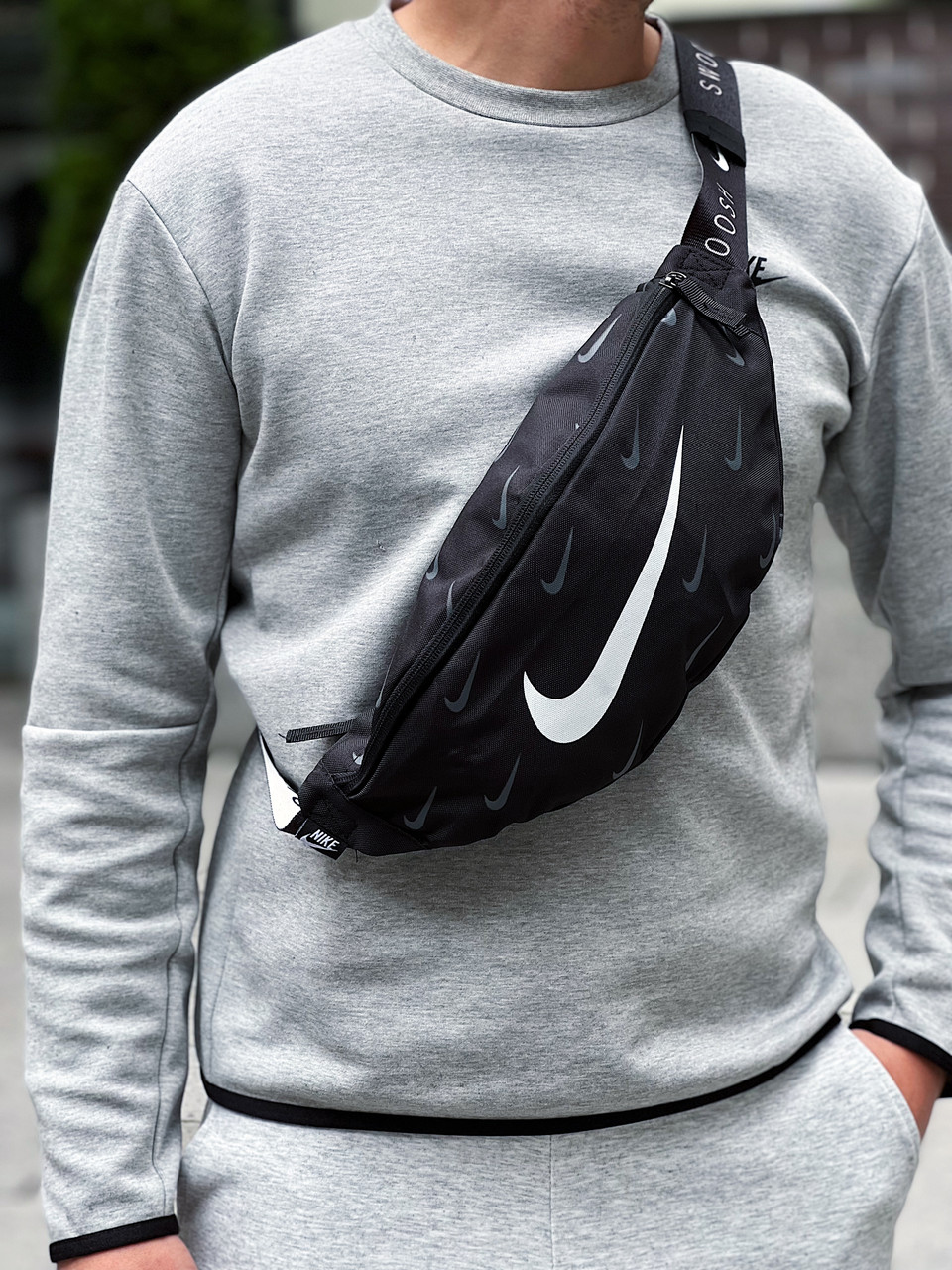 Сумка на пояс Nike Heritage Swoosh Hip Pack / DC7343-010