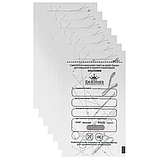 Крафт-пакети Дизайнер 60 x 100 мм для стерилізації, з індикатором, (100 шт./уп.) Білий, фото 2