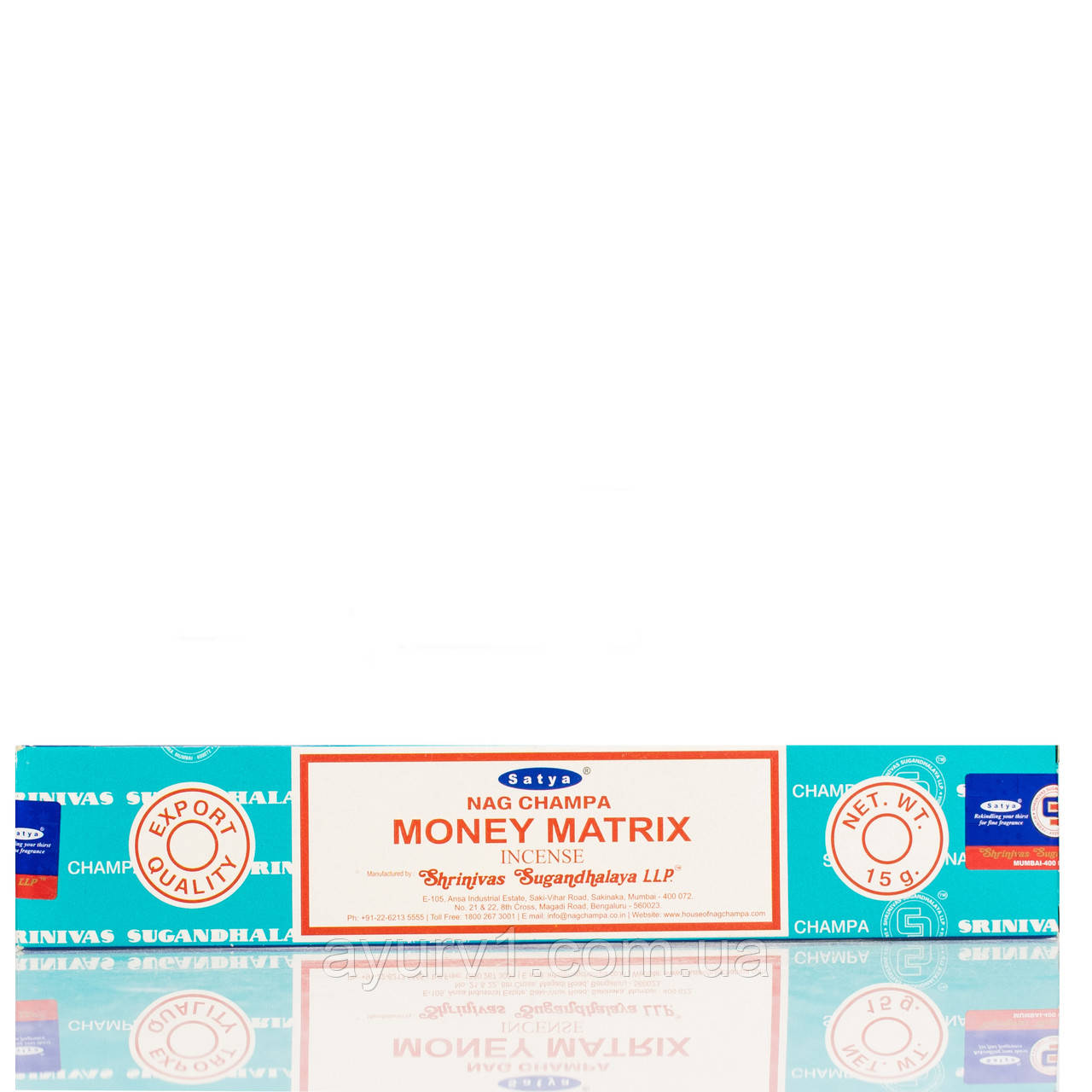 Аромапалиці Пахощі пилцеві Сатья/Satya/Money Matrix 15 г
