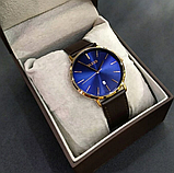 Якісний бюджетний красивий наручний годинник Shengke зі шкіряним ремінцем із японським механізмом, фото 4