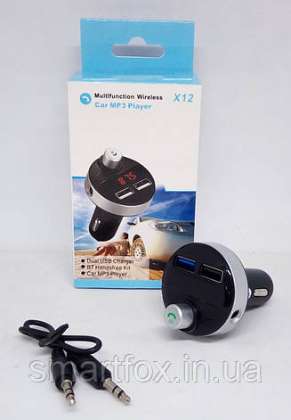 FM-модулятор X12 Bluetooth, фото 1