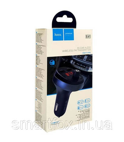 FM-модулятор Hoco E41 2USB 2.1A, фото 1