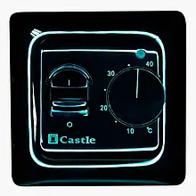 Терморегулятор механічний Castle M 5.16 Black