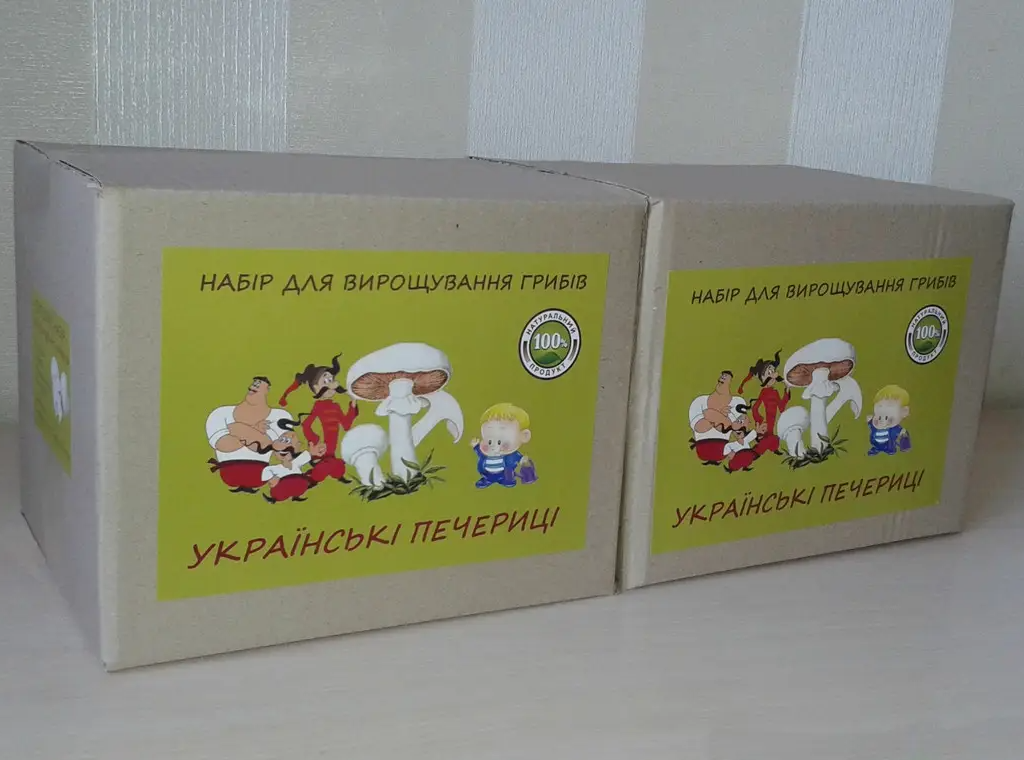 Набори для вирощування білих печериць . Грибна ферма, фото 1