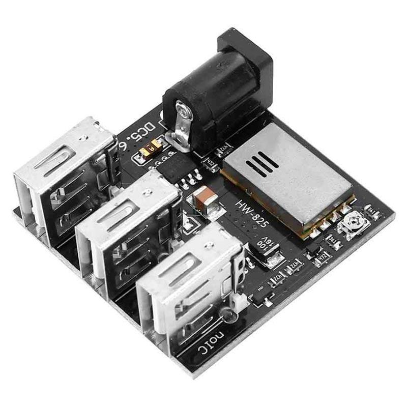 Модуль DC-DC 3xUSB 5V/4A перетворювач знижувальний Uin 5.6-14V
